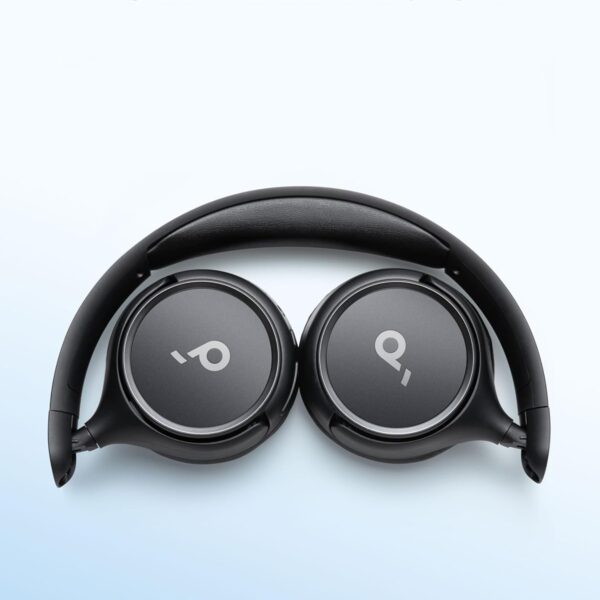 soundcore by Anker H30i Wireless On-Ear Headphones, Foldable Design, Pure Bass, 70H Playtime, Bluetooth 5.3, Lightweight and Comfortable, App Connectivity, Multipoint Connection (Black)