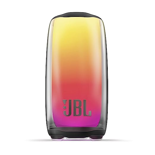 JBL Pulse 5, Wireless Portable Bluetooth Speaker, 40 Watt, Customized 360° Lightshow Portable App, Pro Sound, Deep Bass, 12 Hours Playtime, PartyBoost, IP67 Waterproof & Dustproof (Black)